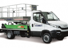 Truck Mounted Telescopic Boom Lifts Comet SOLAR 11