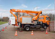Truck Mounted Telescopic Boom Lifts Ruthmann T 190