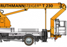 Truck Mounted Telescopic Boom Lifts Ruthmann T 230 