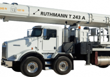 Truck Mounted Telescopic Boom Lifts Ruthmann T-243A