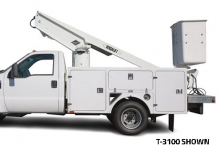 Truck Mounted Telescopic Boom Lifts Versalift T-34-I