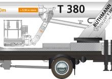 Truck Mounted Telescopic Boom Lifts Ruthmann T 380
