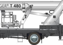 Truck Mounted Telescopic Boom Lifts Ruthmann T 480