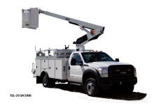 Truck Mounted Telescopic Boom Lifts Versalift TEL-29-EI