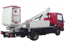 Truck Mounted Telescopic Boom Lifts France Elévateur TOPY 11/2