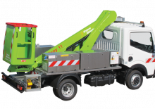 Truck Mounted Telescopic Boom Lifts France Elévateur TOPY 11