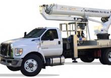 Truck Mounted Telescopic Boom Lifts Ruthmann TU-93A 