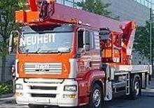 Truck Mounted Telescopic Boom Lifts WUMAG WT 370