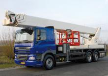 Truck Mounted Telescopic Boom Lifts Palfinger WT 530