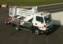 Truck Mounted Telescopic Boom Lifts France Elévateur 162 ATL i