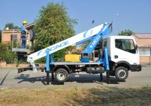 Truck Mounted Telescopic Boom Lifts Socage T 318 ForSte
