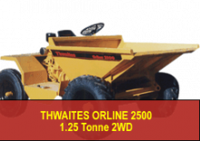 Wheel Dumpers Thwaites Orline 2500 DR