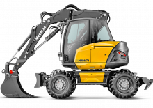Wheel Excavators Mecalac 15MWR