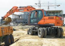 Wheel Excavators Doosan DX160W
