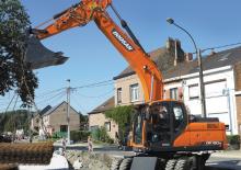Wheel Excavators Doosan DX190W