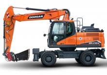 Wheel Excavators Doosan DX210W-7
