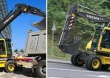 Wheel Excavators Volvo EW140B