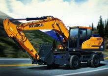 Wheel Excavators Hyundai HW210