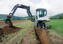 Wheel Excavators Terex TW 75