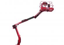 Wheeled Telescopic Boom Lifts Platform Basket SEL 17AXJ