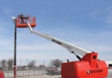 Wheeled Telescopic Boom Lifts Snorkel T40RT