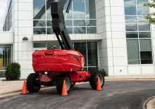 Wheeled Telescopic Boom Lifts Manitou TJ 85
