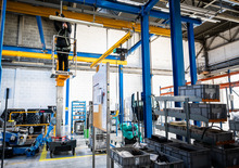 Single Vertical Mast Boom Lifts Haulotte Move Up 4.6 