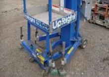 Single Vertical Mast Boom Lifts UpRight UL 20