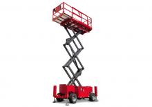 Wheeled scissor lifts Manitou 100 SC