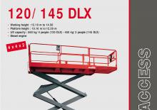 Wheeled scissor lifts Manitou 145 DLX