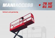Wheeled scissor lifts Manitou 81 XE
