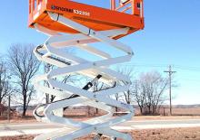 Wheeled scissor lifts Snorkel S3220E