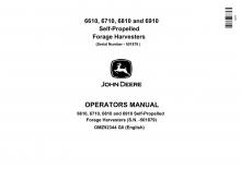 Yem biçerdöverleri 2-wd John Deere 6610