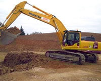 Komatsu PC450LC-8 excavator specs & dimensions (2007 - 2013