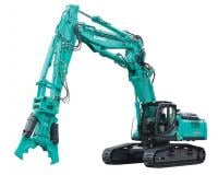 [モンチー]コベルコSK400DLC Kobelco SK400DLC - demolition machine - YouTube