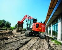 ぴろ Hitachi ZX135US-6 REDUCED TAIL-SWING EXCAVATORS - Steen
