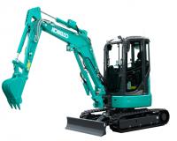 エスカルゴ Kobelco SK34 SR 7 excavator specs & dimensions (2023 - 2025