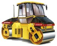 DYNAPACK Vibratory Roller CC 232 ミニカー