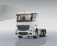 Mercedes-Ｂenz  ACTROS 1/64 GCD Mercedes-Benz AMG Actros Auto Transporter (Black