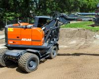 Atlas 165 W excavator specs & dimensions (2024 - 2025