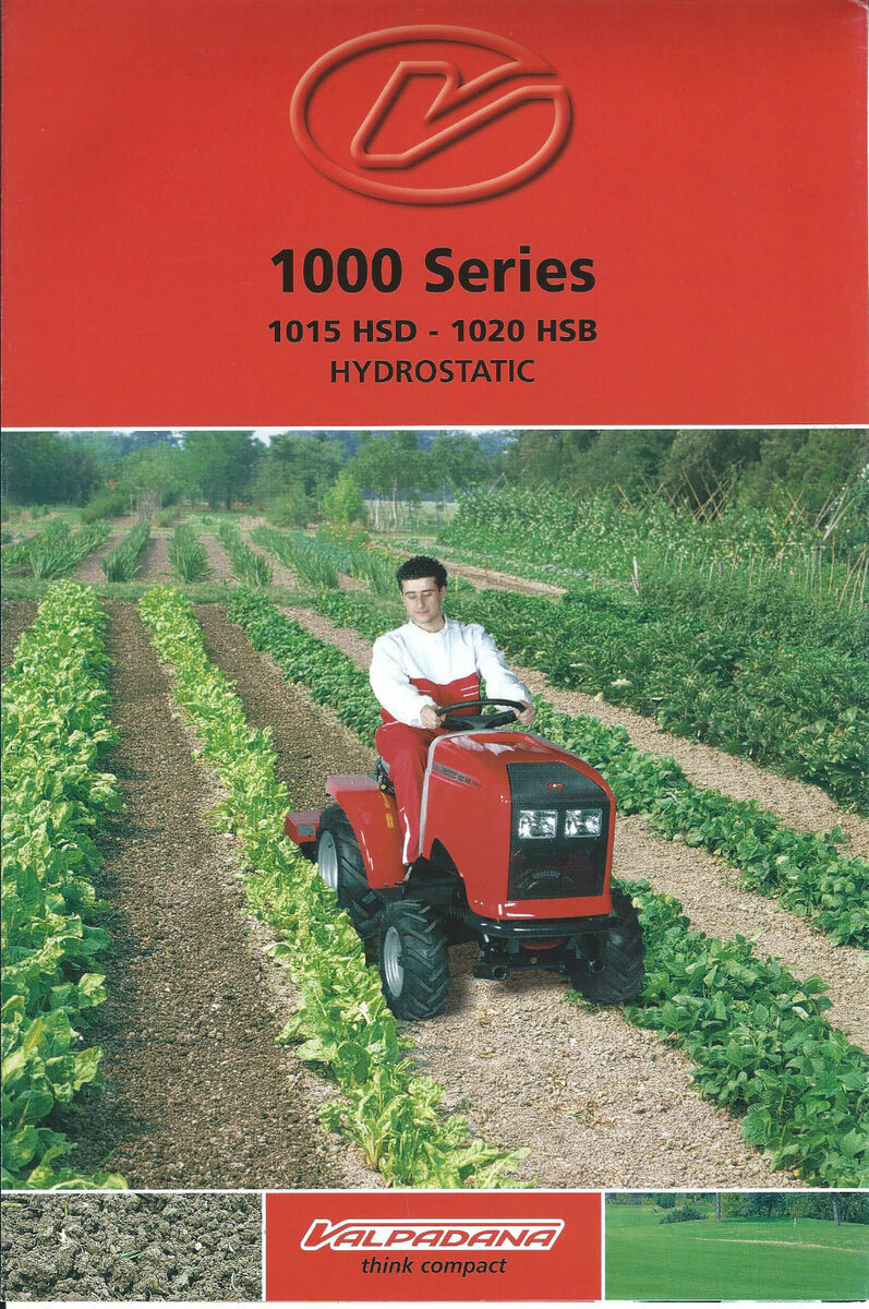Valpadana 1020 HSB 4WD Tractor Specs (2006 2008) LECTURA Specs