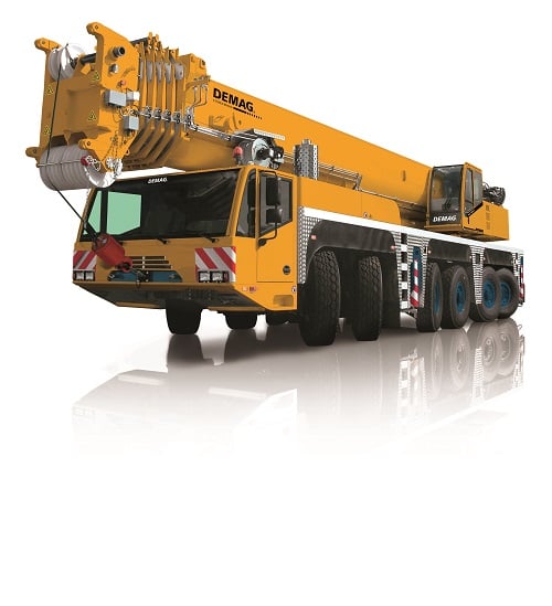 demag 350 ton crane load chart