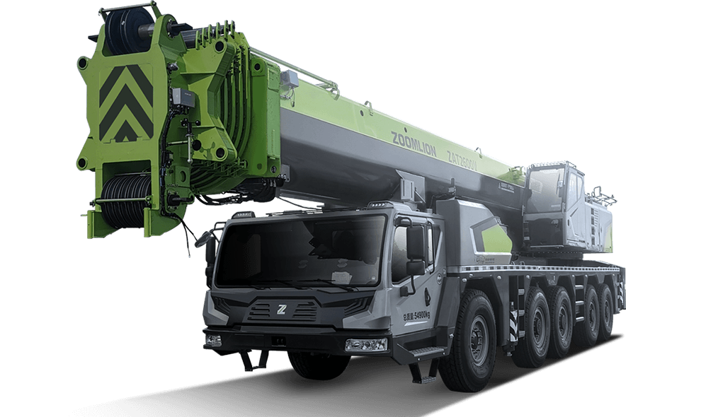 Zoomlion ZAT2600V863 crane - load chart, specs & dimensions