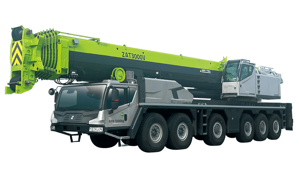 Zoomlion ZAT3000A763 crane - load chart, specs & dimensions