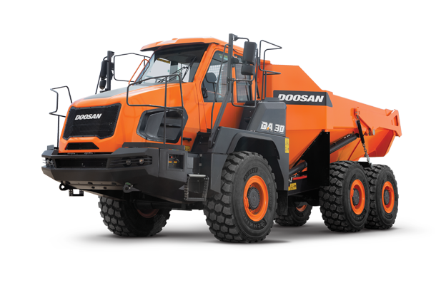 Doosan tweaks its DA30-5 articulated dump truck - Equipment