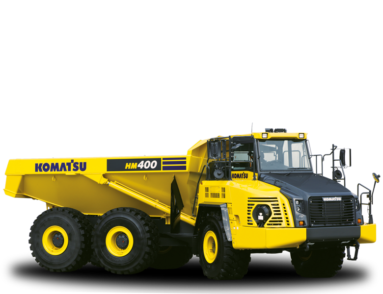 Pala gommata Komatsu JH30B Caricatore  (1965) Articulated-dump-trucks-hm400-5-komatsu