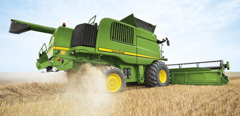 john deere combine harvester t670i