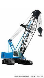 Hitachi Sumitomo SCX 1500-2 crane - load chart, specs