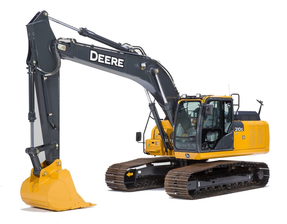 John Deere Construction 210G LC excavator specs (2017 2024) Diggers