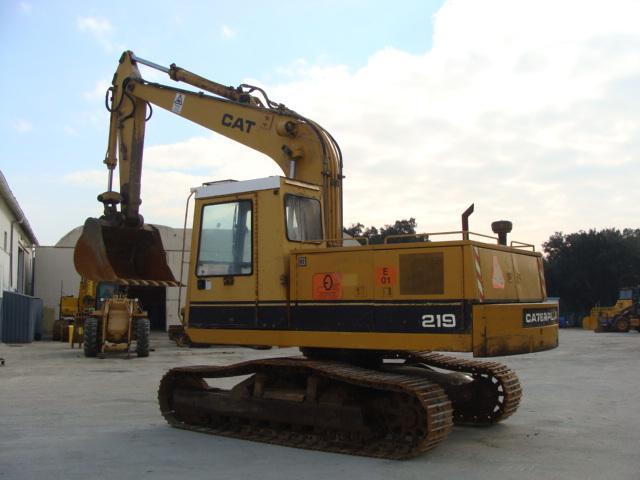 Caterpillar 219 D LC excavator specs & dimensions (1989 - 1995 ...